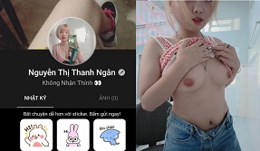 Gái xinh uyễn Thị Thanh Ngân lộ clip sex